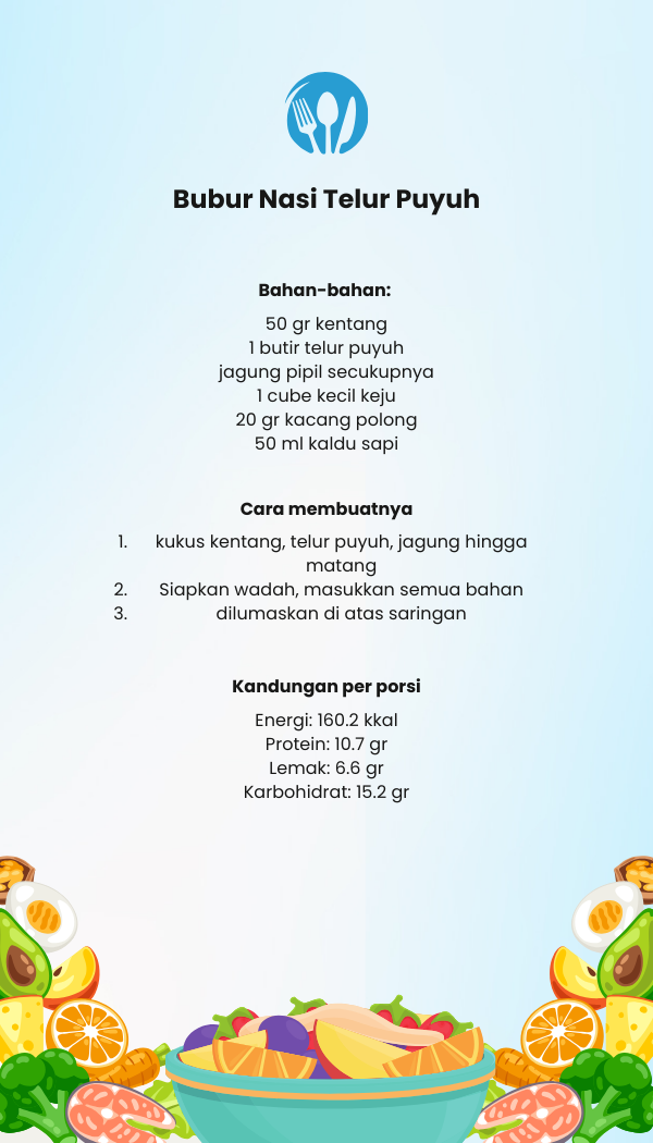 Bubur Nasi Telur Puyuh 1